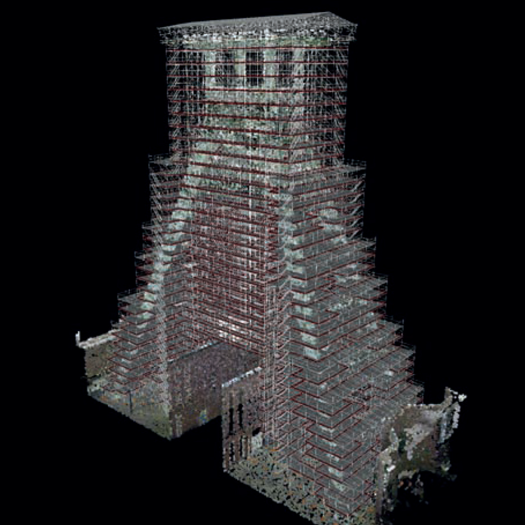 3D laser scanning for scaffolding