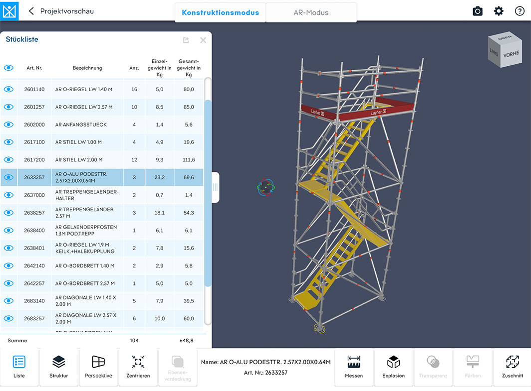 SIM2Field XR App
